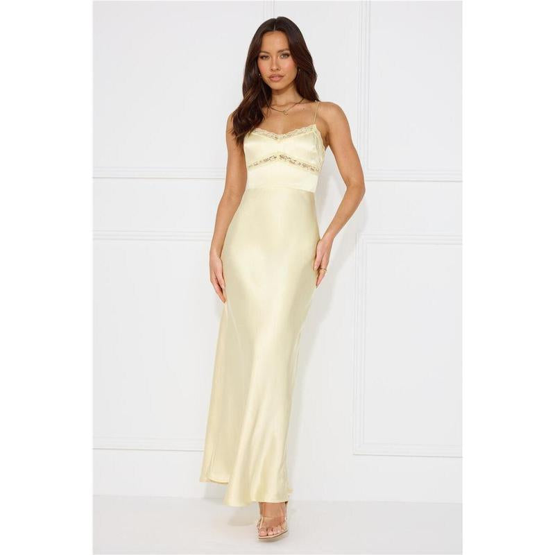 Satin Maxi Dress