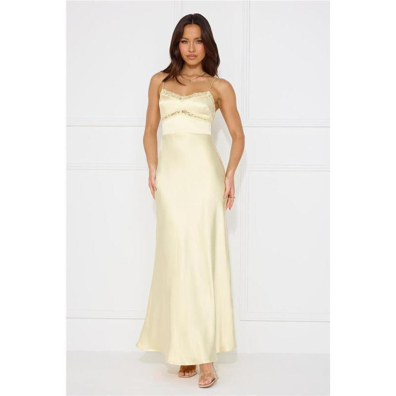 Satin Maxi Dress