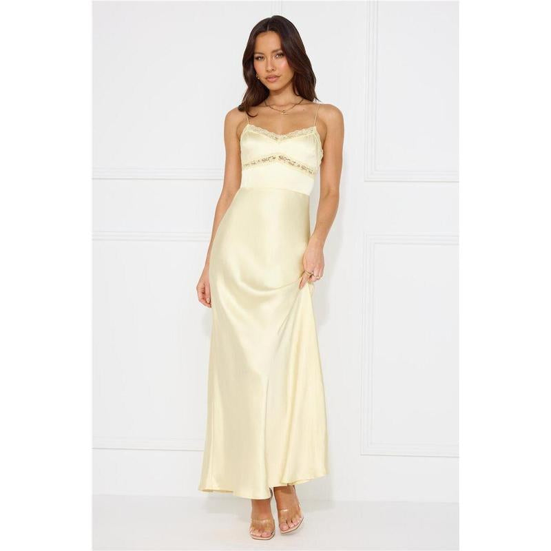 Satin Maxi Dress
