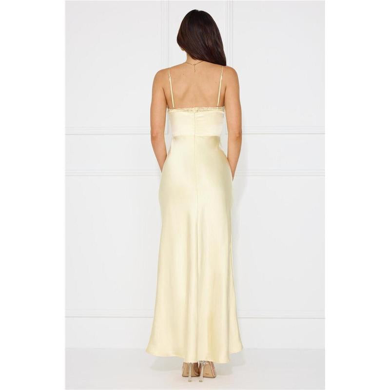 Satin Maxi Dress